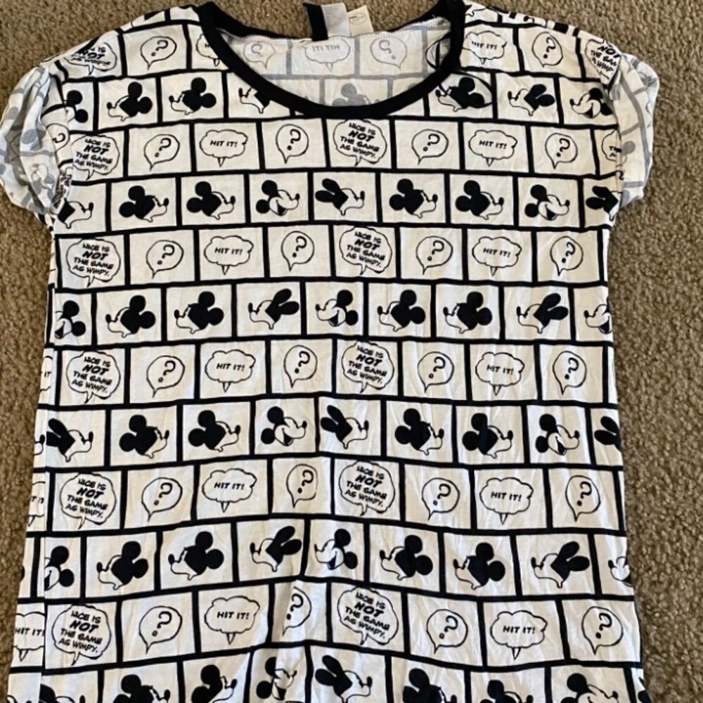 Mickey Mouse Comic Book Style Tshirt